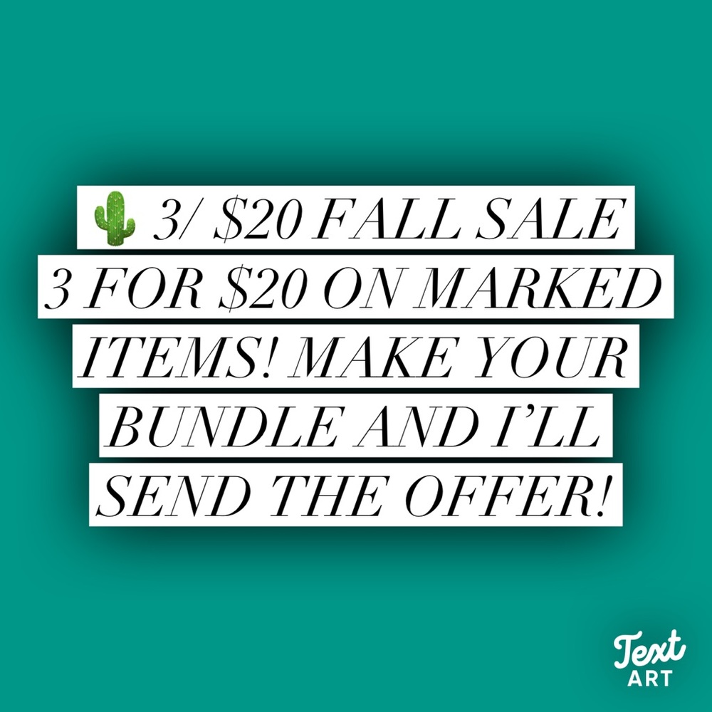 Fall Sale